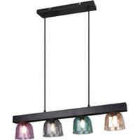 Reality Moderne Hanglamp Karina - Aluminium - Zwart