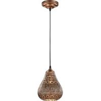TRIO Vintage Hanglamp Jasmin - Metaal - Bruin