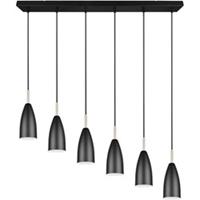 Reality Industriële Hanglamp Farin - Metaal - Zwart