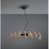 Reality Industriële Hanglamp Ari - Metaal - Zwart