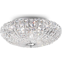 Ideal Lux Virgin - Plafondlamp - Metaal - G9 - Chroom