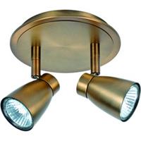 Highlight Mirage - Plafondlamp - GU10 - 15 x 15 x 11cm - Brons