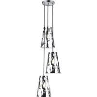 Reality Moderne Hanglamp Carlito - Metaal - Chroom