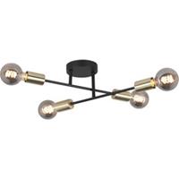 Highlight Sticks - Plafondlamp - E27 - 45 x 45 x 15cm - Zwart