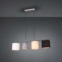 Reality Moderne Hanglamp Conny - Metaal - Grijs