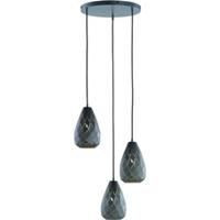 TRIO Moderne Hanglamp Onyx - Metaal - Grijs