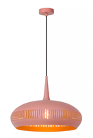 Lucide Pendelleuchte Rayco in Rosa E27