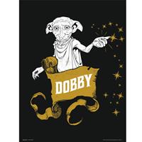 Grupo Erik Harry Potter Dobby Kunstdruk 30x40cm