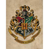 Grupo Erik Harry Potter Hogwarts Crest Kunstdruk 30x40cm