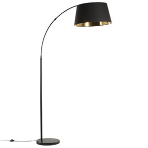 BELIANI Vloerlamp zwart / koper 197 cm, YABUS