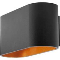 Highlight Oval - Wandlamp - G9 - 7,5 x 16 x 8cm - Zwart