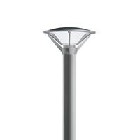 Louis Poulsen Kipp Bollard Vloerlamp - 3000K - Voetplaat - Geaard - Aluminium