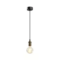 QUVIO Hanglamp industrieel - Minimalistisch design - Koper - D 4 cm