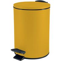Spirella Pedaalemmer Cannes afraan geel - 5 liter etaal 20 x H27 cm oft-close - toilet/badkamer - Pedaalemme