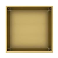 Best Design Kaya inbouwnis 30,5x30,5x7cm mat goud