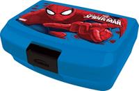 Trudeau lunchbox Spider Man junior 20 x 14 cm polypropyleen blauw