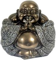 Spiru Happy Boeddha Bronskleurig (9 cm)