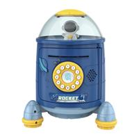 huismerk Vingerafdrukwachtwoord Rocket Piggy Bank Toy