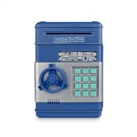 huismerk Elektronische spaarvarken ATM Password Geld Munten Saving Box (Blauw)