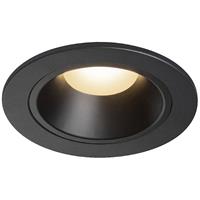 SLV NUMINOS S 1003769 LED-inbouwlamp Zwart 8.5 W Warmwit Geschikt voor plafondmontage