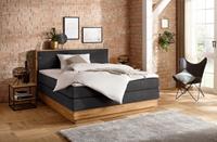 Home affaire Boxspring Cavan Eiken, met bedkist & topmatras, verschillende hardheden (ook H4)