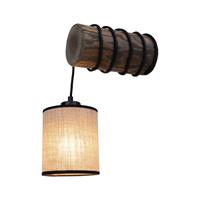 Euluna Wandlamp Freniso, dennenhout, beige, 1-lamp