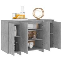 vidaXL Sideboard Betongrau 120x41x75 cm Spanplatte 