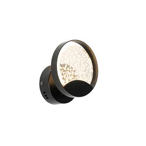 QAZQA Design wandlamp zwart incl. LED - Patrick