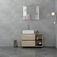 ML-DESIGN Badmöbel Set Badezimmerschrank Waschtisch Waschbeckenunterschrank Spiegelschrank