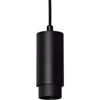 Lampenbaas Industriële hanglamp - Zwart - voor binnen - Industrieel - met 1 lichtpunt - eetkamer - slaapkamer - pendellamp - l:150cm - GU10 fitting - excl. lichtbron