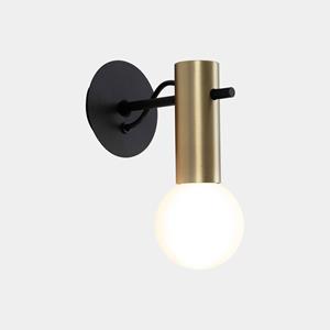 LEDS-C4 Nude wandlamp E27 matgoud/zwart