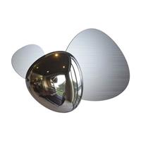 Maytoni Jack-stone LED-Wandlampe, 36,6 cm, nickel