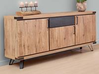 Mobistoxx Dressoir NENO 3 deuren 1 lade scarlet oak