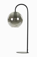 Light & Living Subar 28x20x60 cm zwart rookglas tafellamp