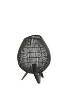 Light & Living Yumi zwart tafellamp (Hoogte: 37 cm)