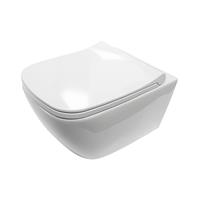 BELVIT Spülrandloses Design Hänge WC Weiß + Softclose Deckel
