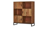 Highboard ¦ holzfarben ¦ Maße (cm): B: 120 H: 140 T: 39  - Möbel Kraft