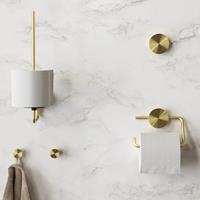Geesa Opal toiletrolhouder zonder klep geborsteld goud