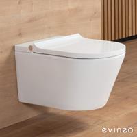 Evineo ineo Wand-Dusch-WC soft, BE0601WH