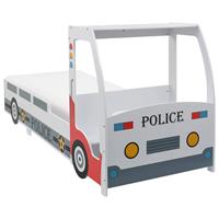 VidaXL Kinderbed Politieauto Met 7 Zone H2 H3 Matras 90x200 Cm