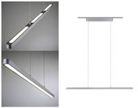 Paulmann LED-hanglamp URail 42 W LED Chroom (mat)