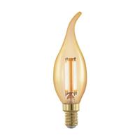 Eglo - 110071 led Filament Leuchtmittel E14 golden age L:12cm Ø:3.5cm dimmbar 1700K