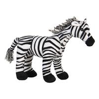 Clayre & Eef Deurstopper Zebra 37*13*30 Cm Zwart, Wit Polyester