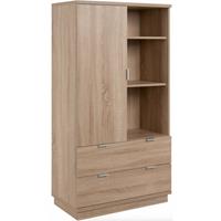 FINORI Kommode Highboard Hochschrank Sideboard CHESTER 53A Eiche Sonoma Sägerau Nb.'-'SW16724