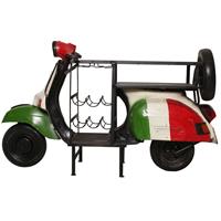 THIS & THAT Stehtisch "Italien" aus einem recyceltem Roller Metall und Altholz