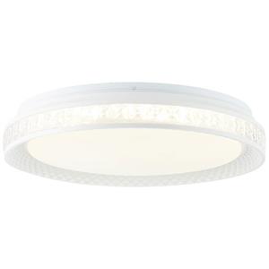 Brilliant Leuchten Deckenleuchte »Burlie«, LED Deckenlampe 39cm transparent/weiß Tuya-App