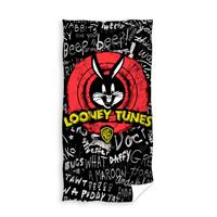 Yourstockshop Warner Bros. Handdoek Looney Tunes 70 X 140 Cm Katoen Zwart