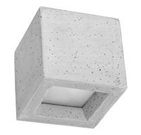 SOLLUX SL.0991 Wandleuchte LEO beton L: 12cm, B: 12cm, H: 10cm, G9/40W, dimmbar