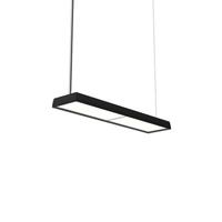 Louis Poulsen Slim Box Suspended Single Hanglamp - 3000K 3102lm Dali - Micro Prismatic - Zwart