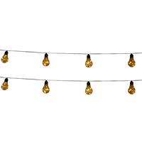 Anna's Collection 2x Stuks Solar Tuinverlichting Sfeerlampjes Lichtsnoeren Warm Wit 450 Cm ichtsnoer Voor Buiten